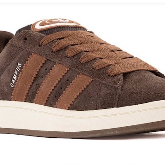 adidas Campus '00s Dark Brown/Preloved Brown/White Youth Size 4 1/2 - Picture 11 of 13
